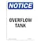 Signmission OSHA Notice, 5" Height, Overflow Tank Sign, 5" X 3.5", Portrait OS-NS-D-35-V-17088 - alternate 1